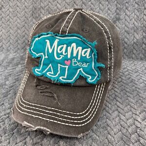 Mama Bear Women Gray KBETHOS Vintage Baseball Cap Distressed Adjustable OSFM